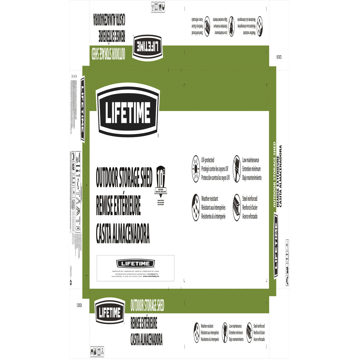 Stallo Lifetime 60190 Esterno 214 x 227 x 213 cm - Immagine 4