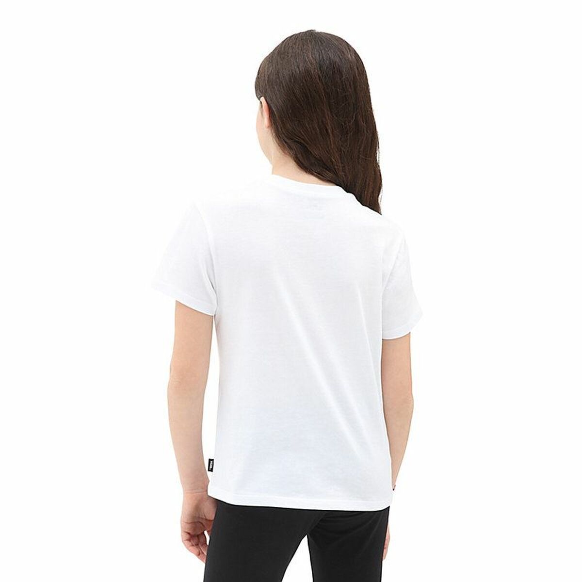 Maglia a Maniche Corte per Bambini Vans Sunlit Crew Bianco - Immagine 2