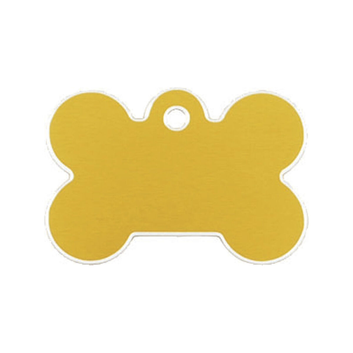 Targhetta per collana Imarc Bone Giallo Dorato