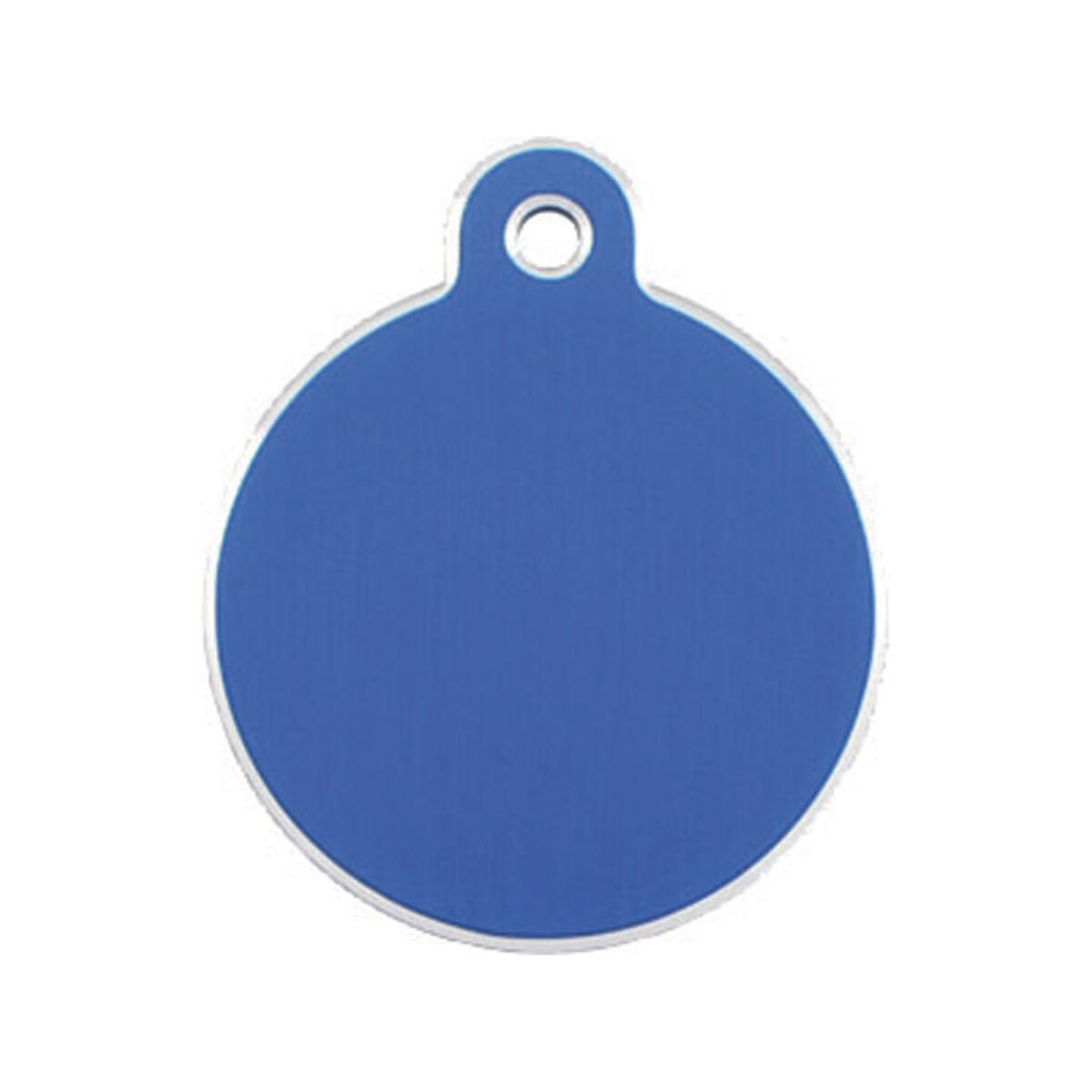 Targhetta per collana Imarc Circle Azzurro