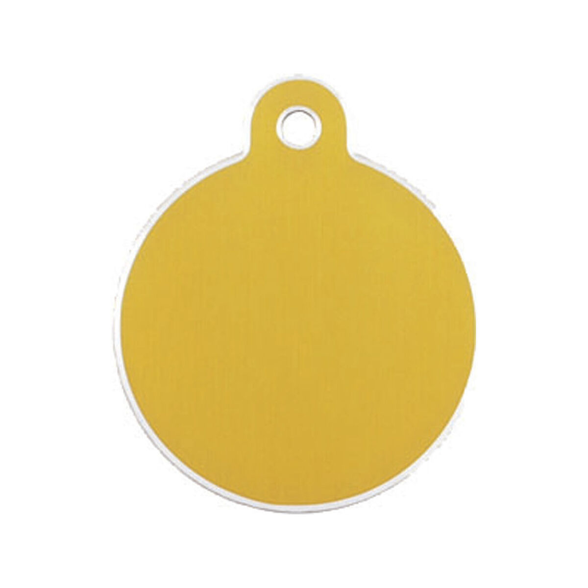 Targhetta per collana Imarc Circle Giallo Dorato