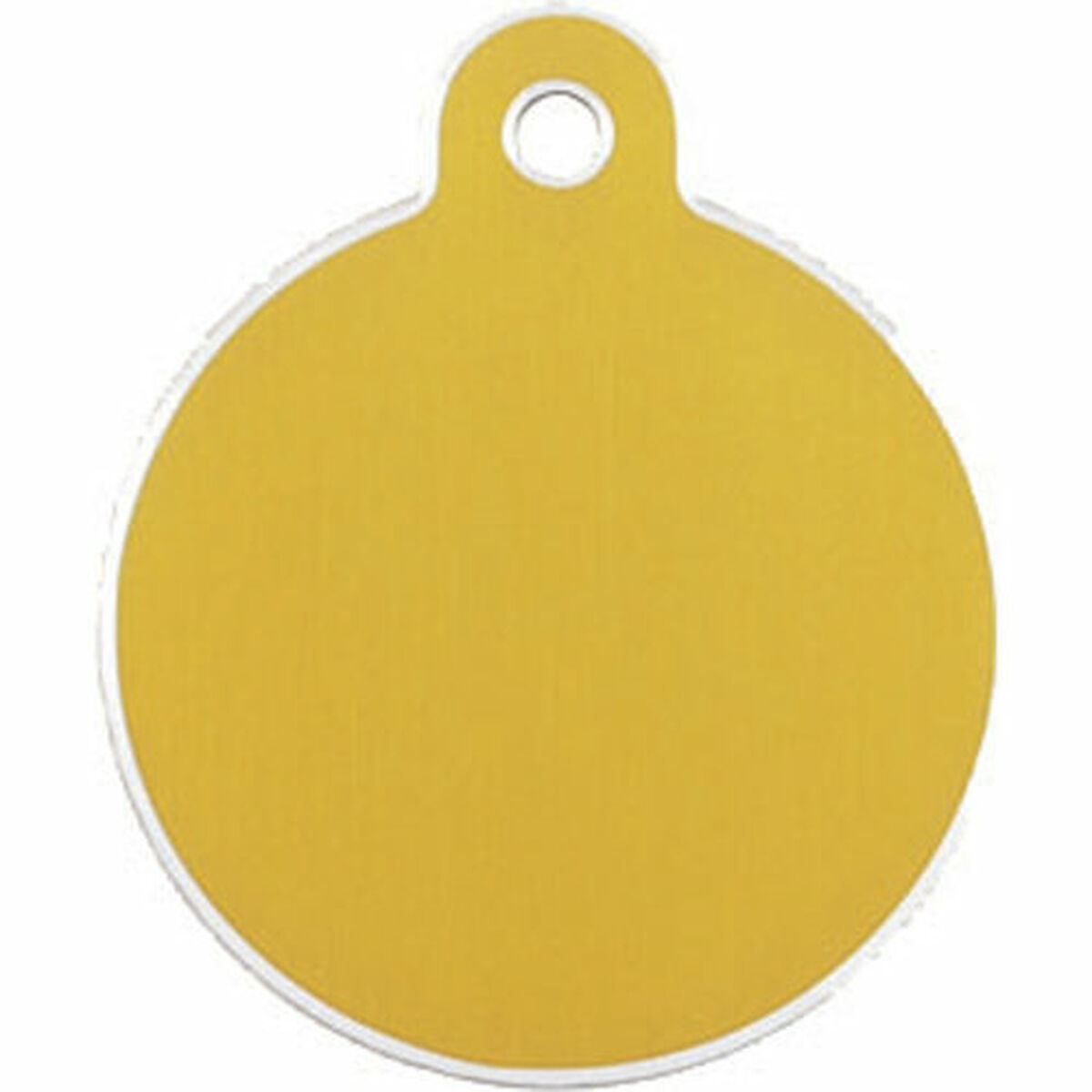 Targhetta per collana Imarc Circle Giallo Dorato - Immagine 2