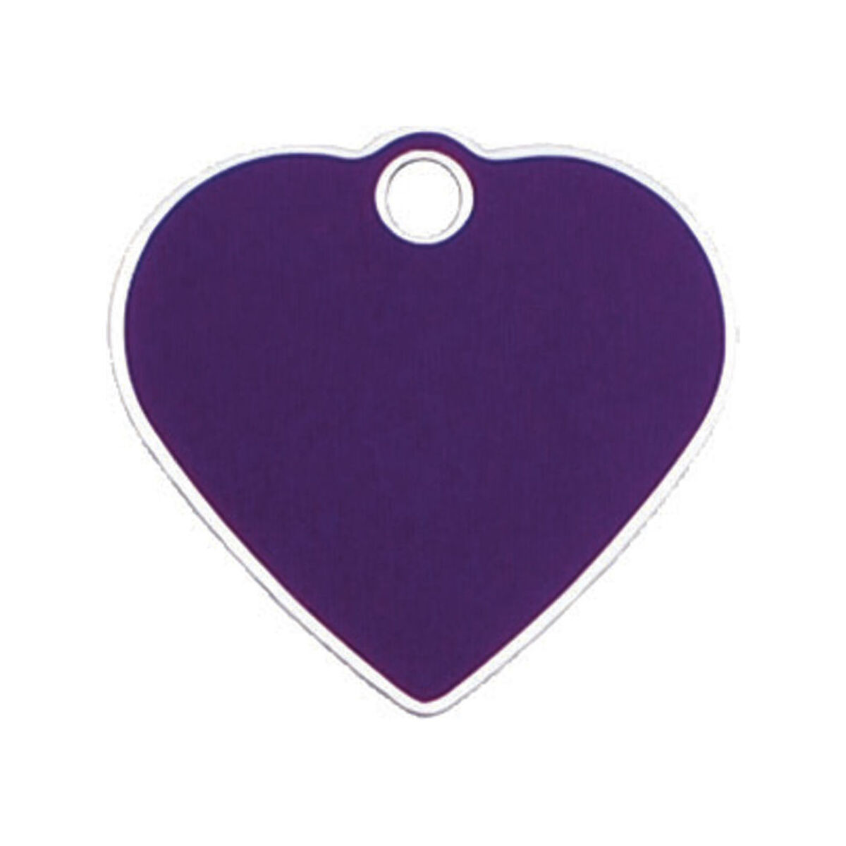 Targhetta per collana Imarc Heart Lilla - Immagine 1