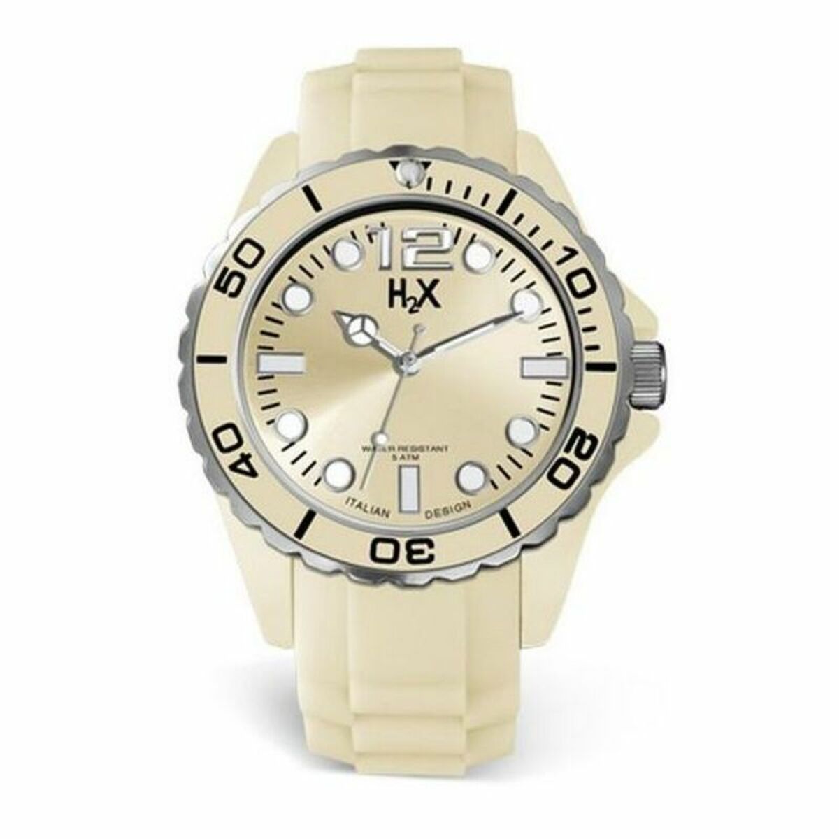 Orologio Unisex Haurex SC382UC1 Crema (Ø 42 mm)
