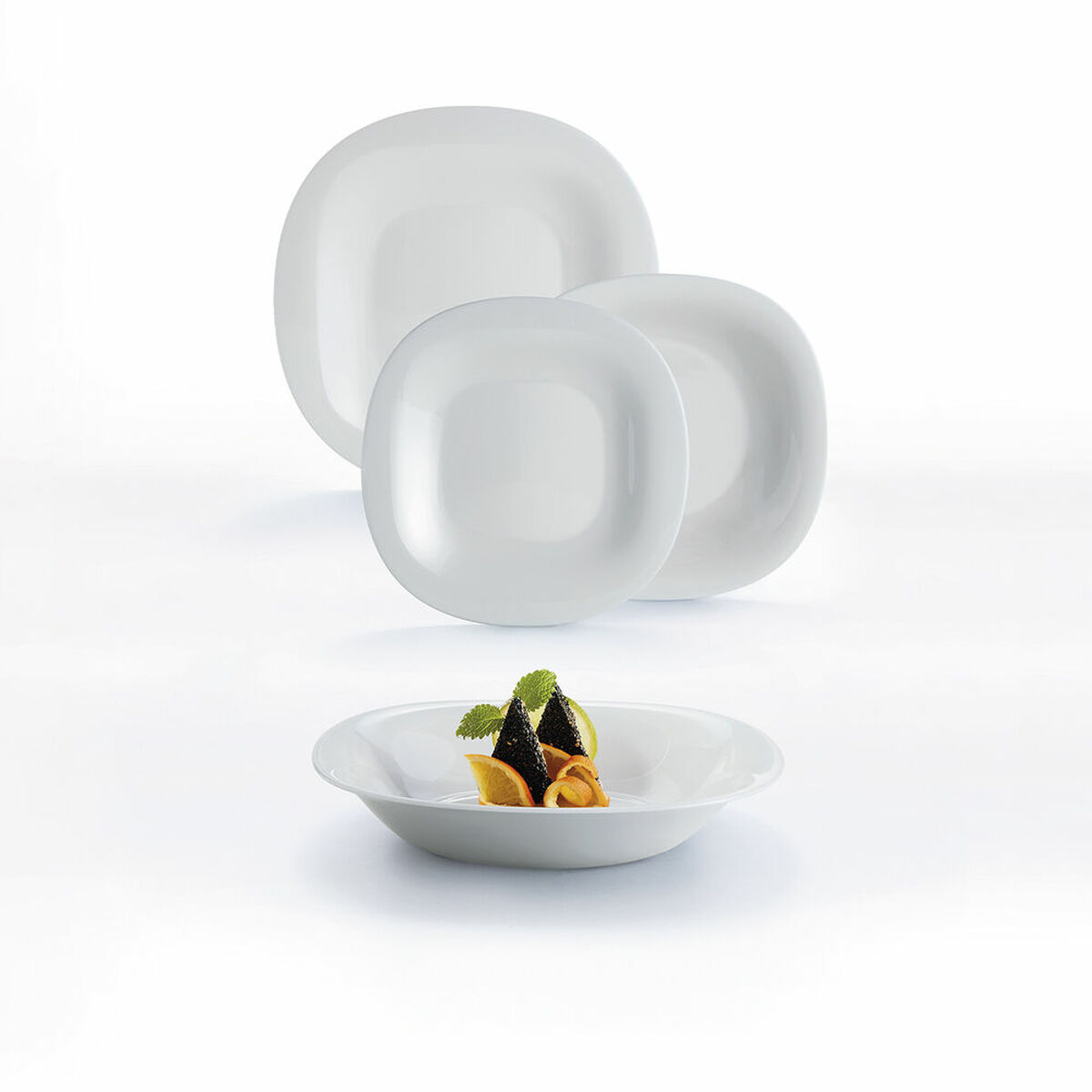 Piatto da Dolce Luminarc Carine Grigio Vetro (Ø 19,5 cm) - Immagine 3