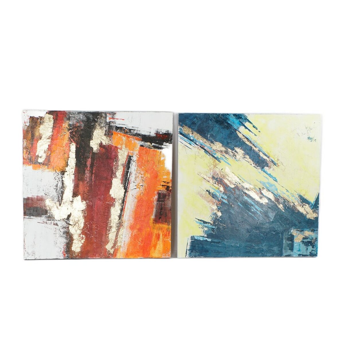 Tela DKD Home Decor Pino Tela 99,5 x 3,5 x 99,5 cm