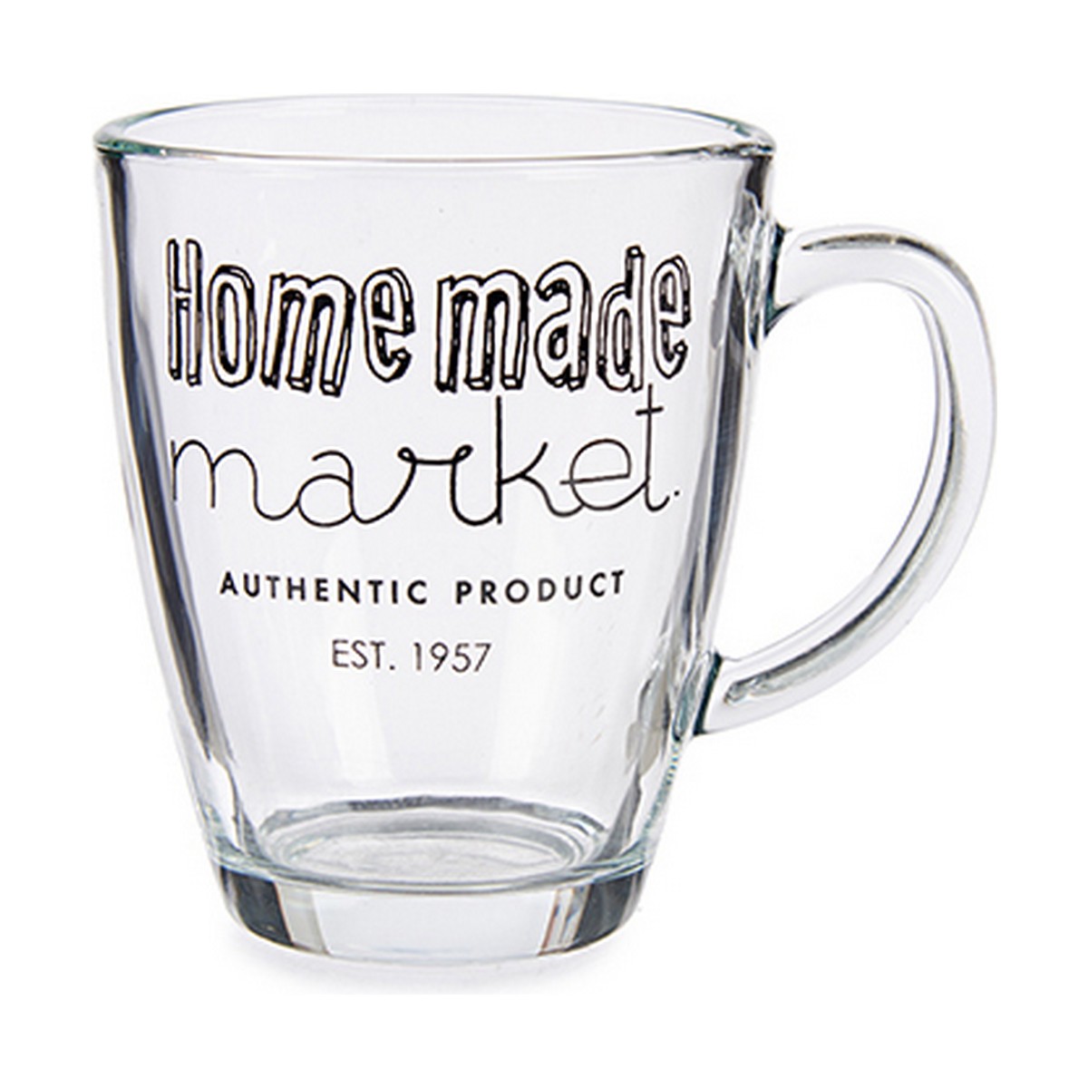 Tazza Mug Vivalto Market Trasparente 320 ml (6 Unità)