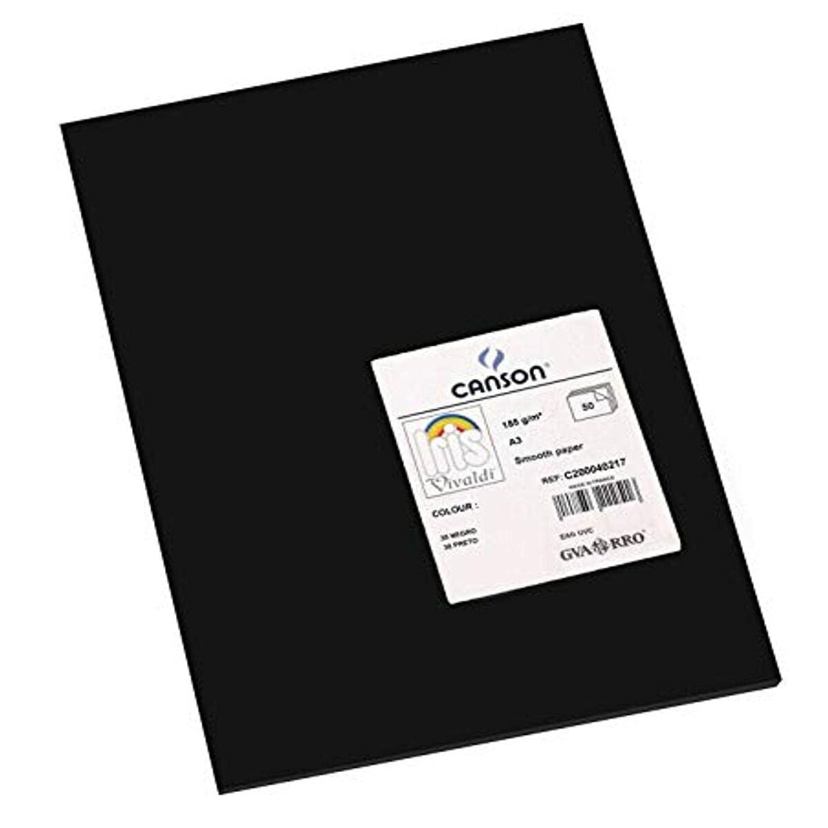Cartoncini Iris Nero - Immagine 1