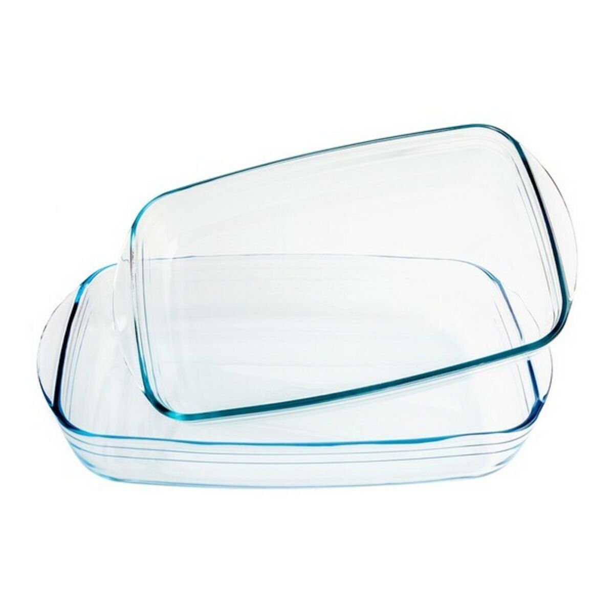Set di Teglie da Forno Pyrex Classic Trasparente Vetro (2 Unità) - Immagine 2