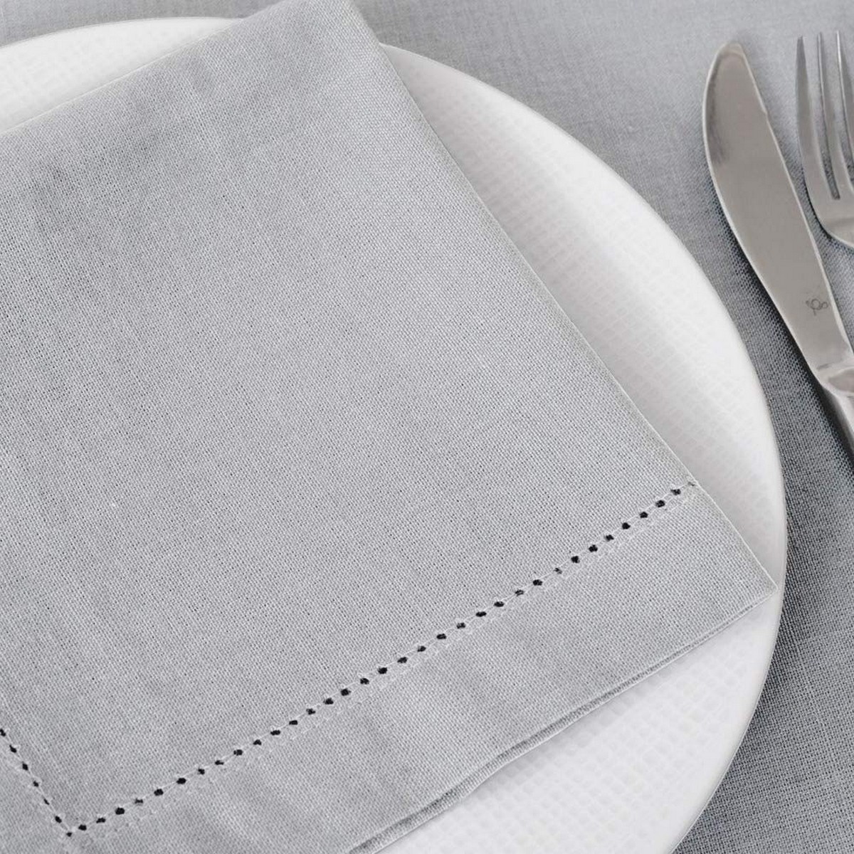 Tovaglioli Atmosphera Grigio (40 x 40 cm) - Immagine 2