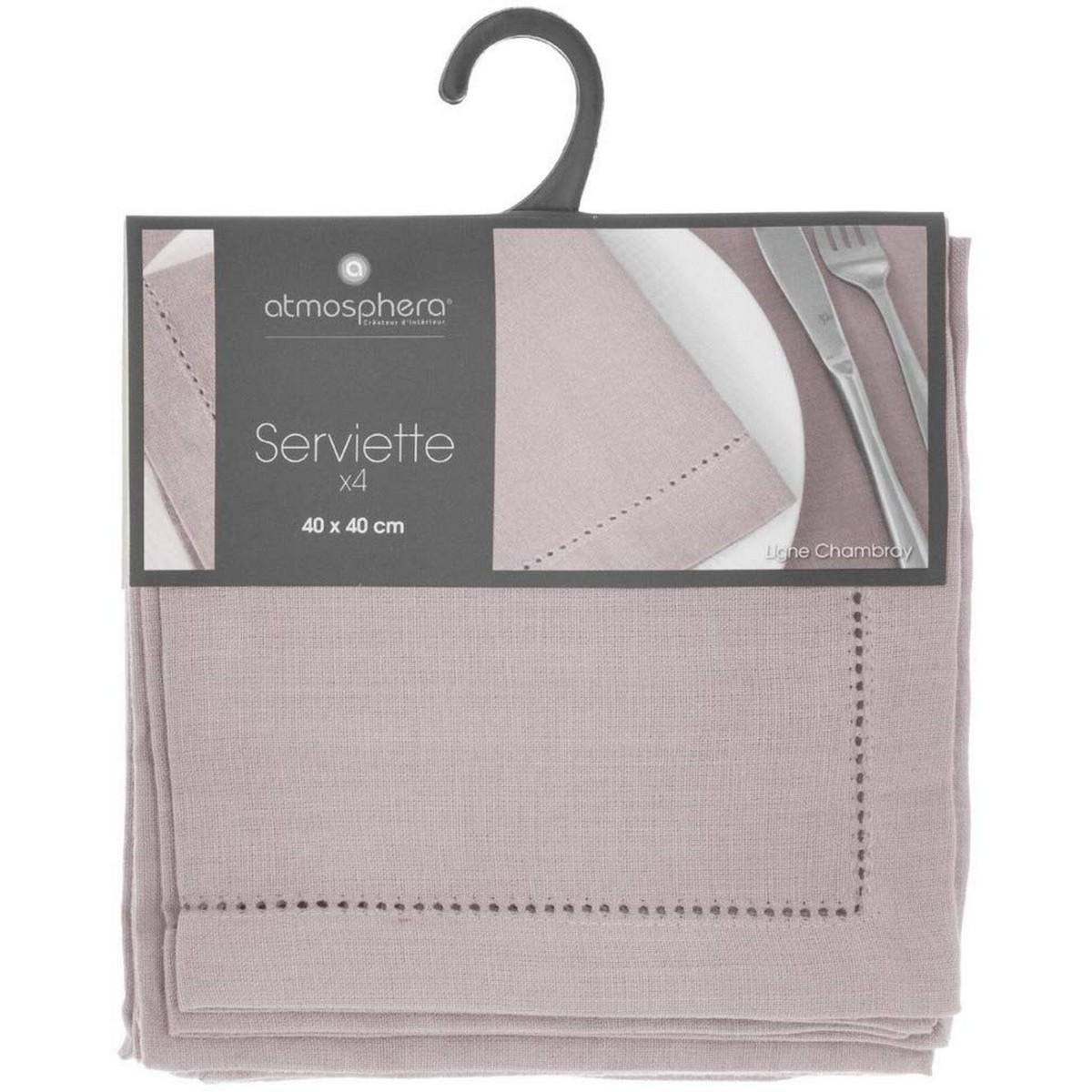 Tovaglioli Atmosphera Grigio (40 x 40 cm) - Immagine 4