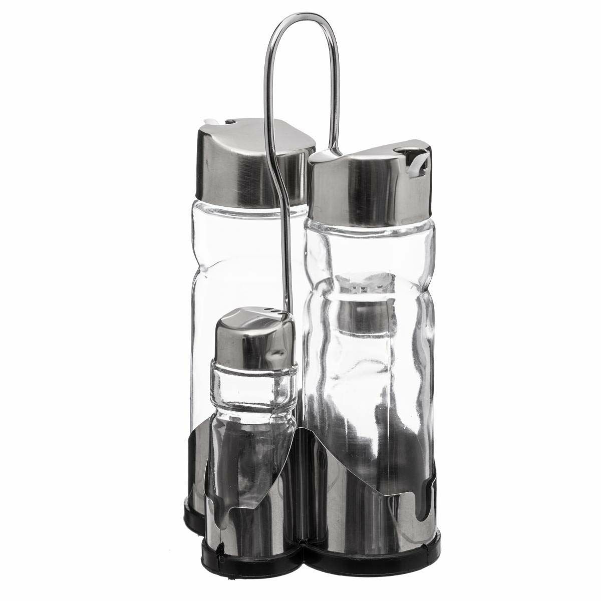 Portasale con Coperchio Secret de Gourmet Multicolore Trasparente Vetro Acciaio inossidabile - Immagine 8
