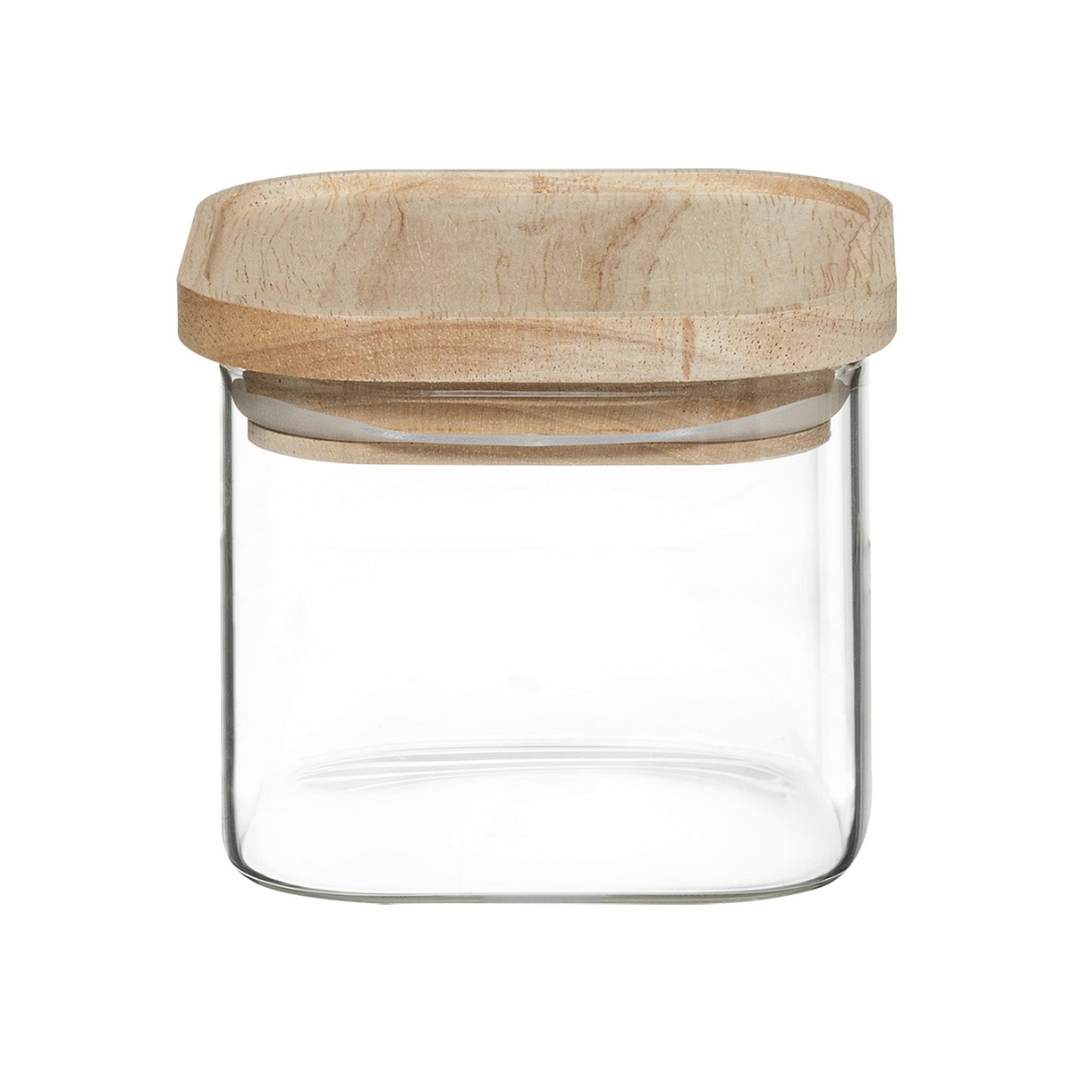 Set di 4 Barattoli Secret de Gourmet Cucina Impilabile Vetro - Immagine 2