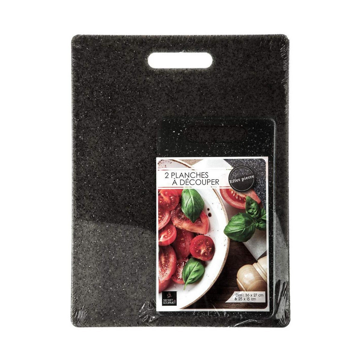 Tagliere 5five Simply Smart Nero polipropilene - Immagine 2