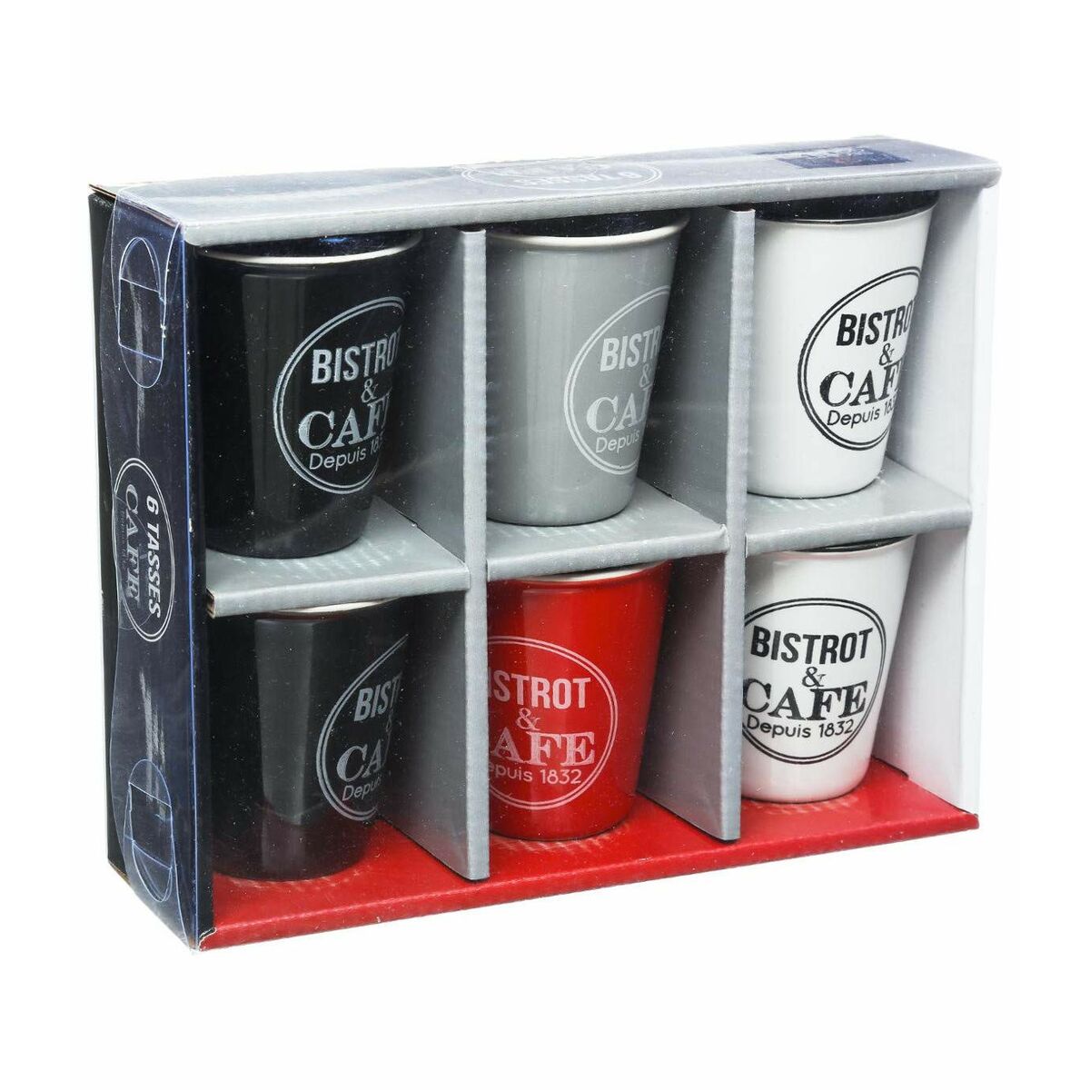 Set da Caffè 5five Simply Smart Bistrot Multicolore 110 ml - Immagine 6