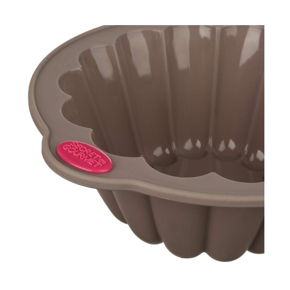 Stampo per Torte Secret de Gourmet Marrone Silicone 22 cm - Immagine 2