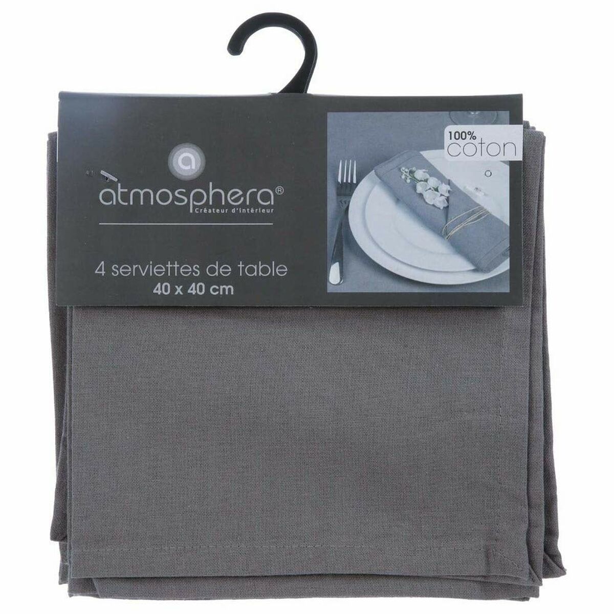 Tovaglioli Atmosphera Grigio ( 40 x 40 cm) - Immagine 3