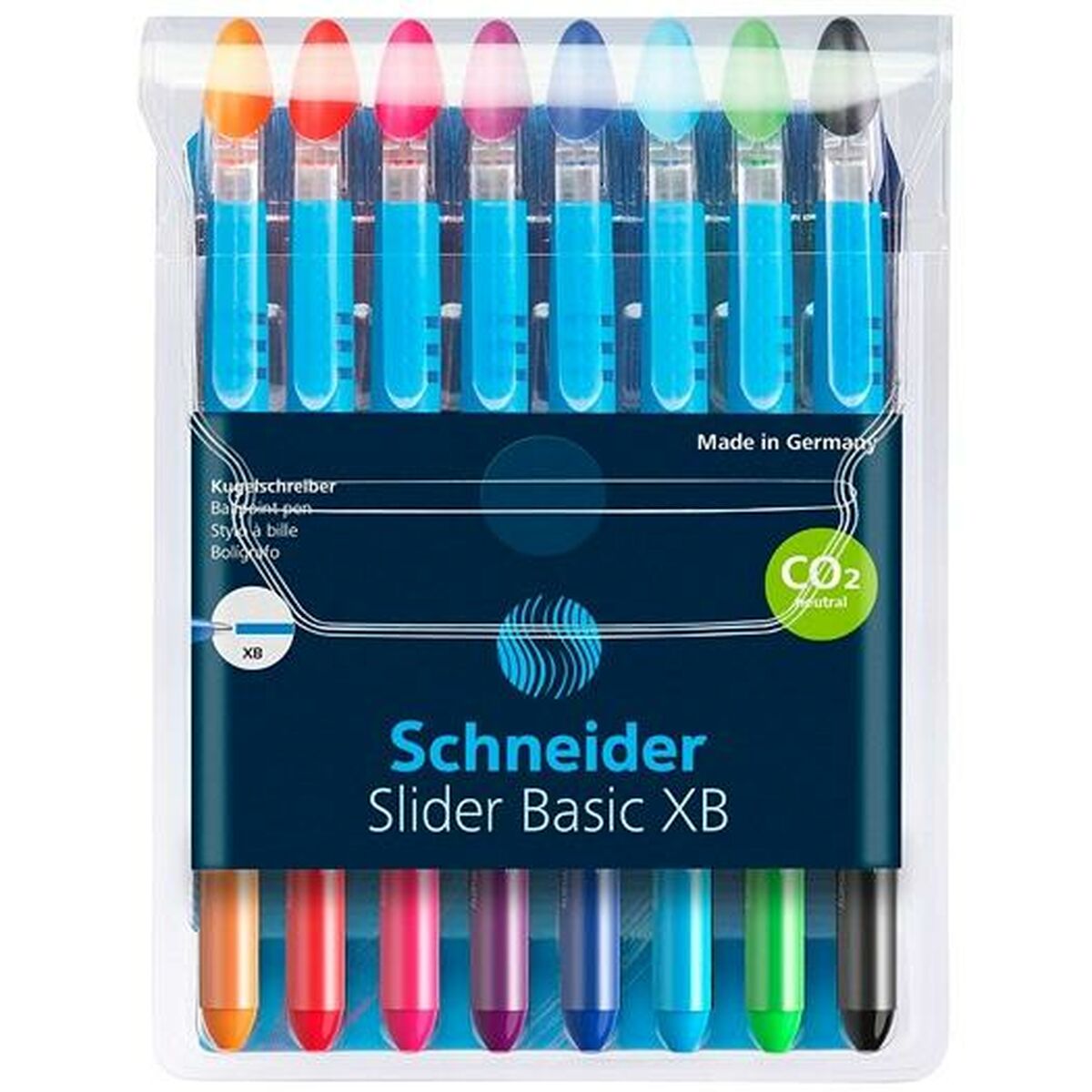 Set di Penne Schneider Slider Basic XB 8 Pezzi Multicolore