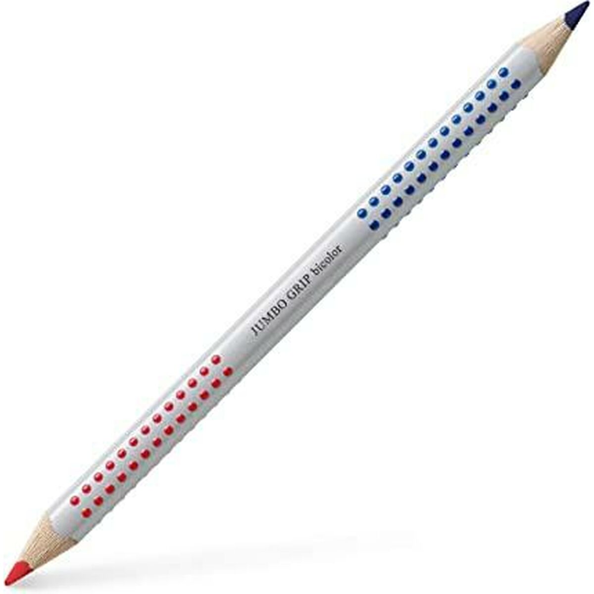 Matite colorate Faber-Castell Jumbo Azzurro Rosso (12 Unità) - Immagine 2