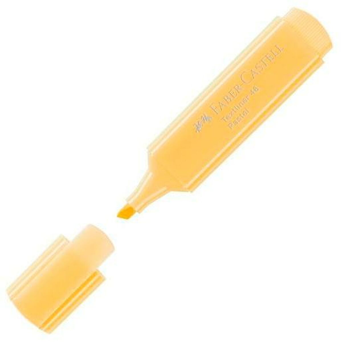 Pennarello Faber-Castell Textliner 1546 Pastel Giallo (10 Unità) - Immagine 4
