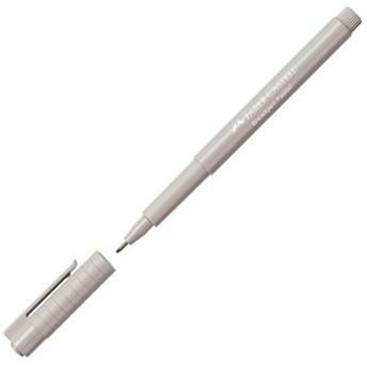 Marcatore permanente Faber-Castell Broadpen Pastel Grigio (10 Unità) - Immagine 3