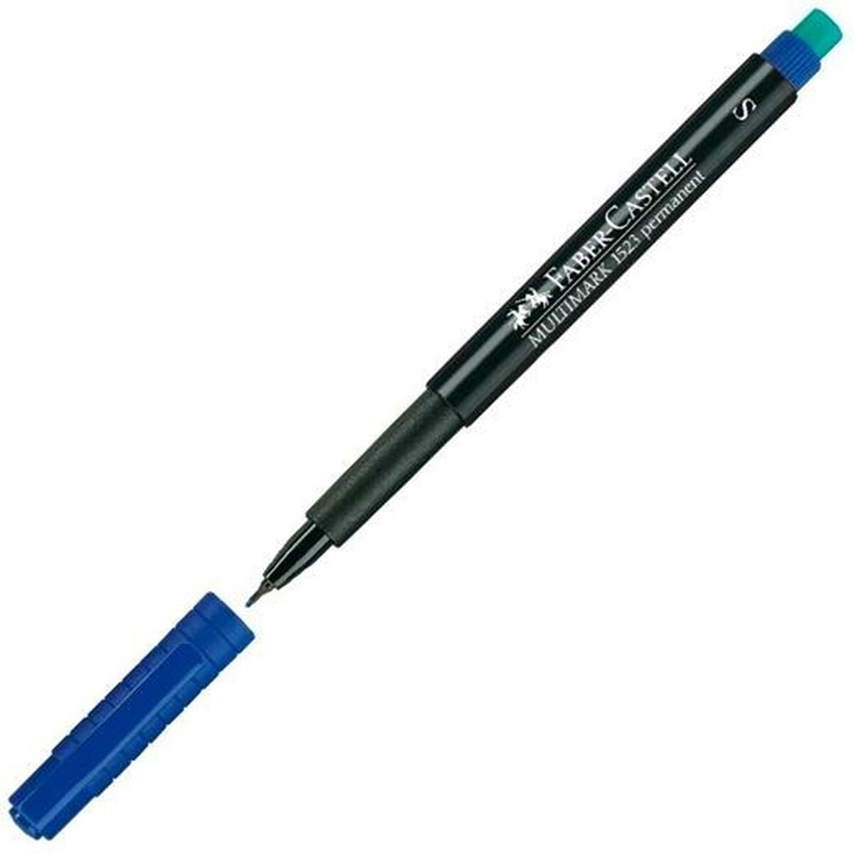 Marcatore permanente Faber-Castell Multimark 1523 M Azzurro (10 Unità) - Immagine 2