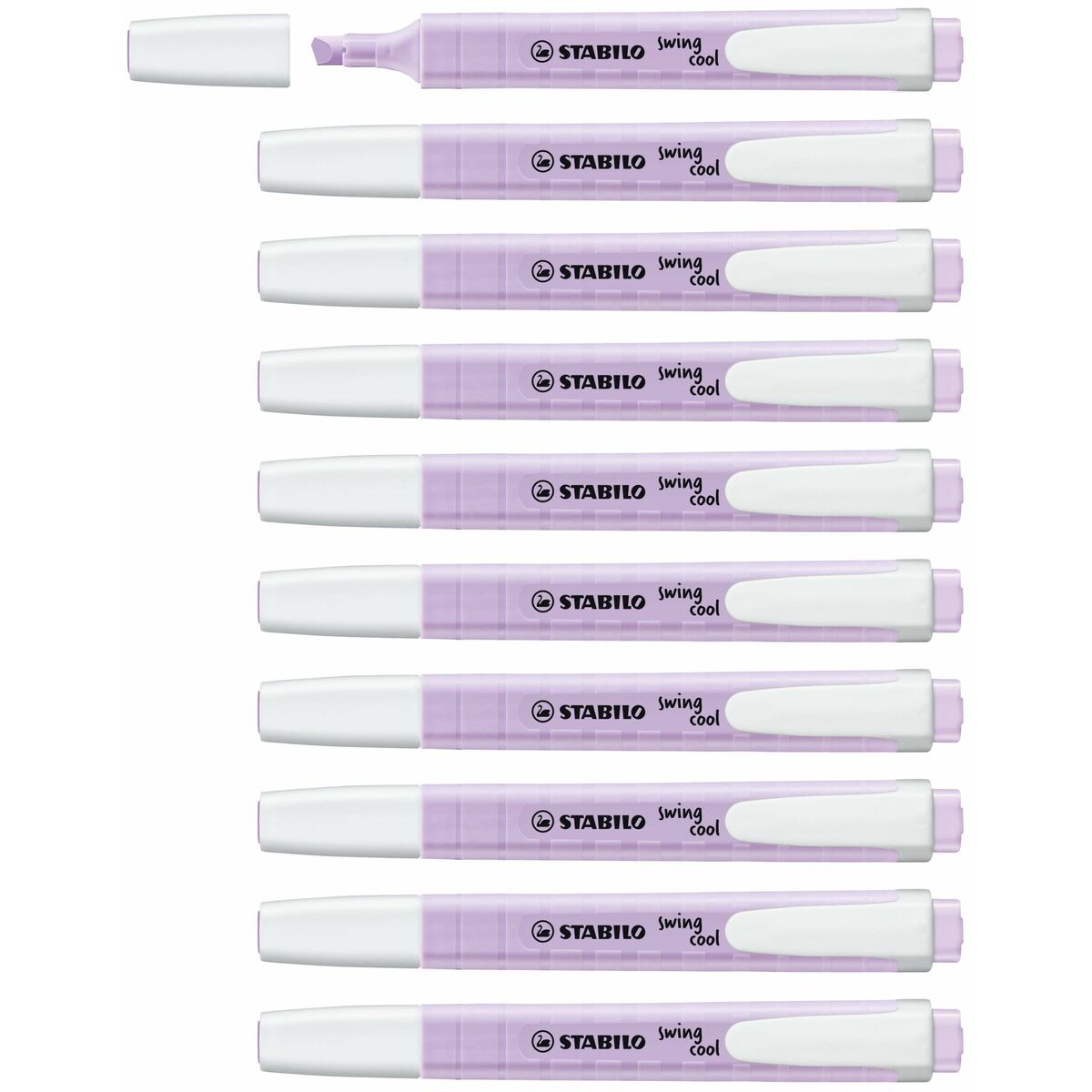 Set di Evidenziatori Stabilo Swing Cool Violetta 10 Pezzi