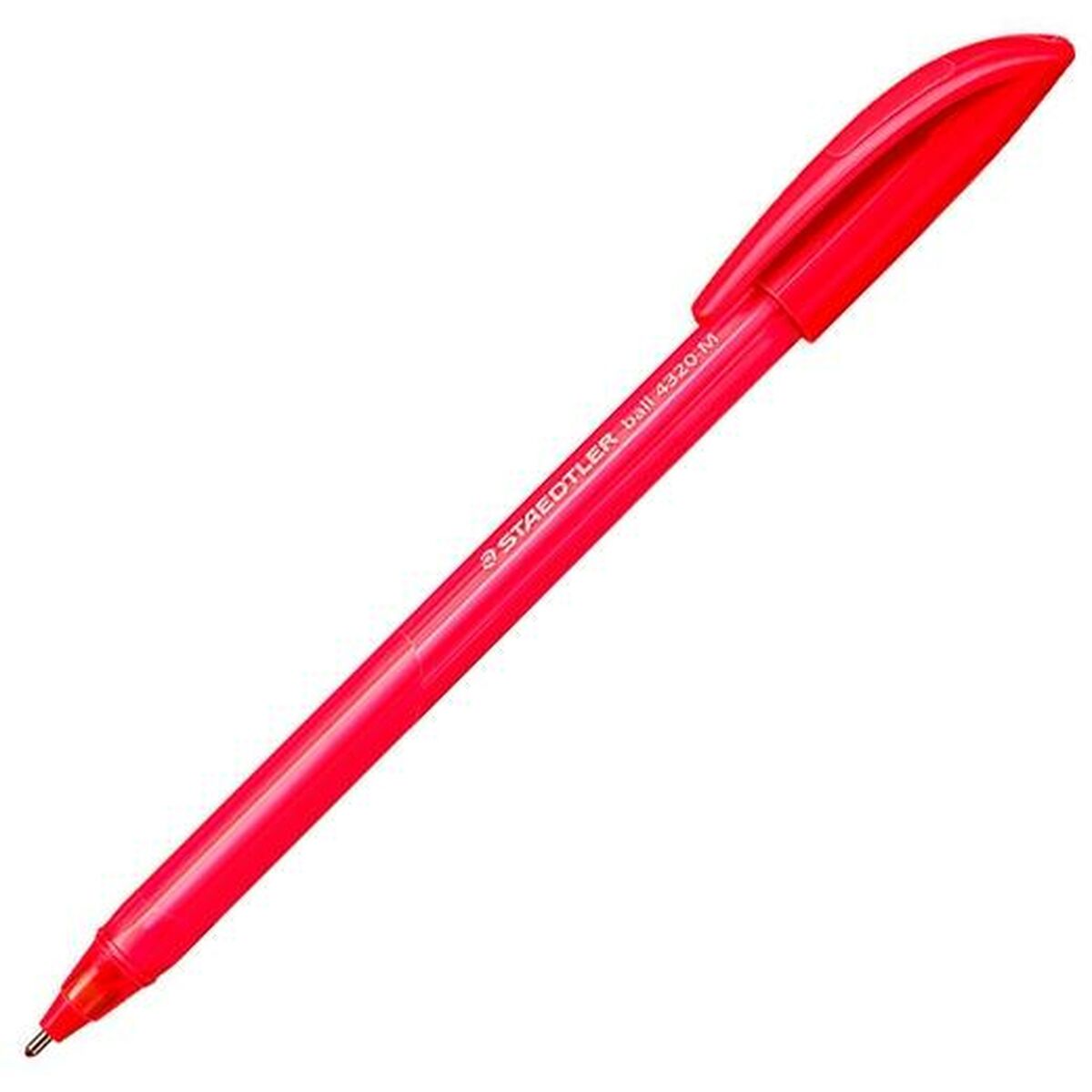 Set di Penne Staedtler Ball 4320 Rosso 1 mm (100 Unità) - Immagine 2