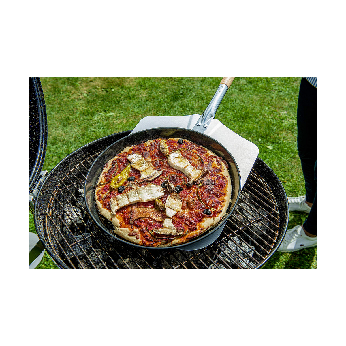 Pala per pizza Fackelmann 30,6 x 90 x 3 cm Metallo Pizza - Immagine 4