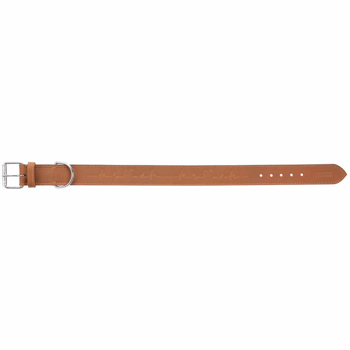 Collare per Cani Trixie Heartbeat Marrone L 47-55 cm