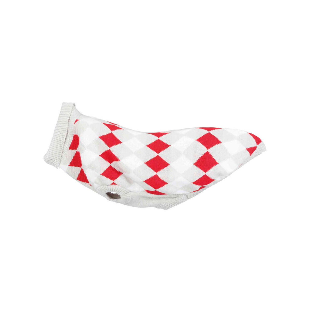 Maglione per Cani Trixie Bianco Rosso Grigio M - Immagine 1