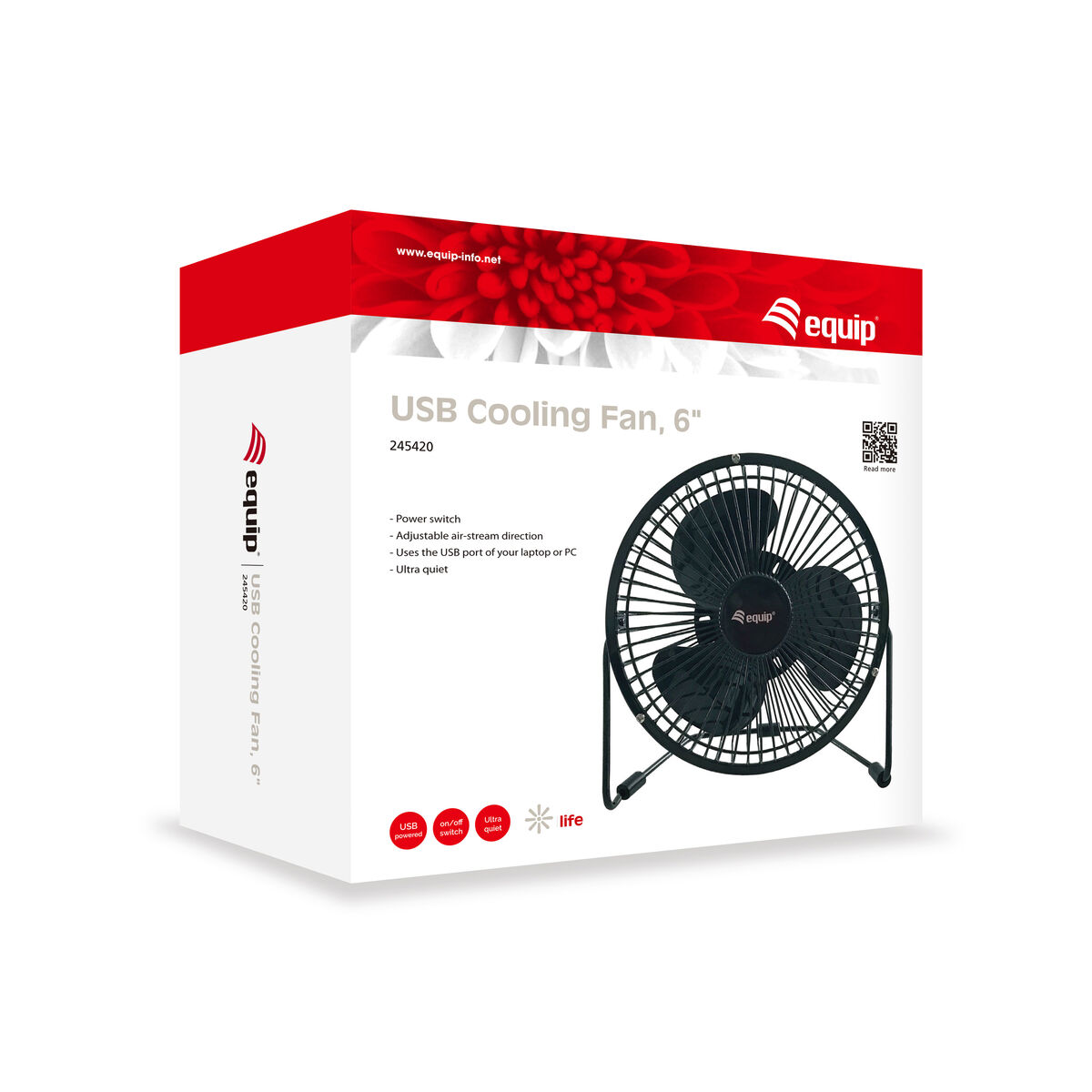 Ventilatore da Tavolo Equip Nero 6
