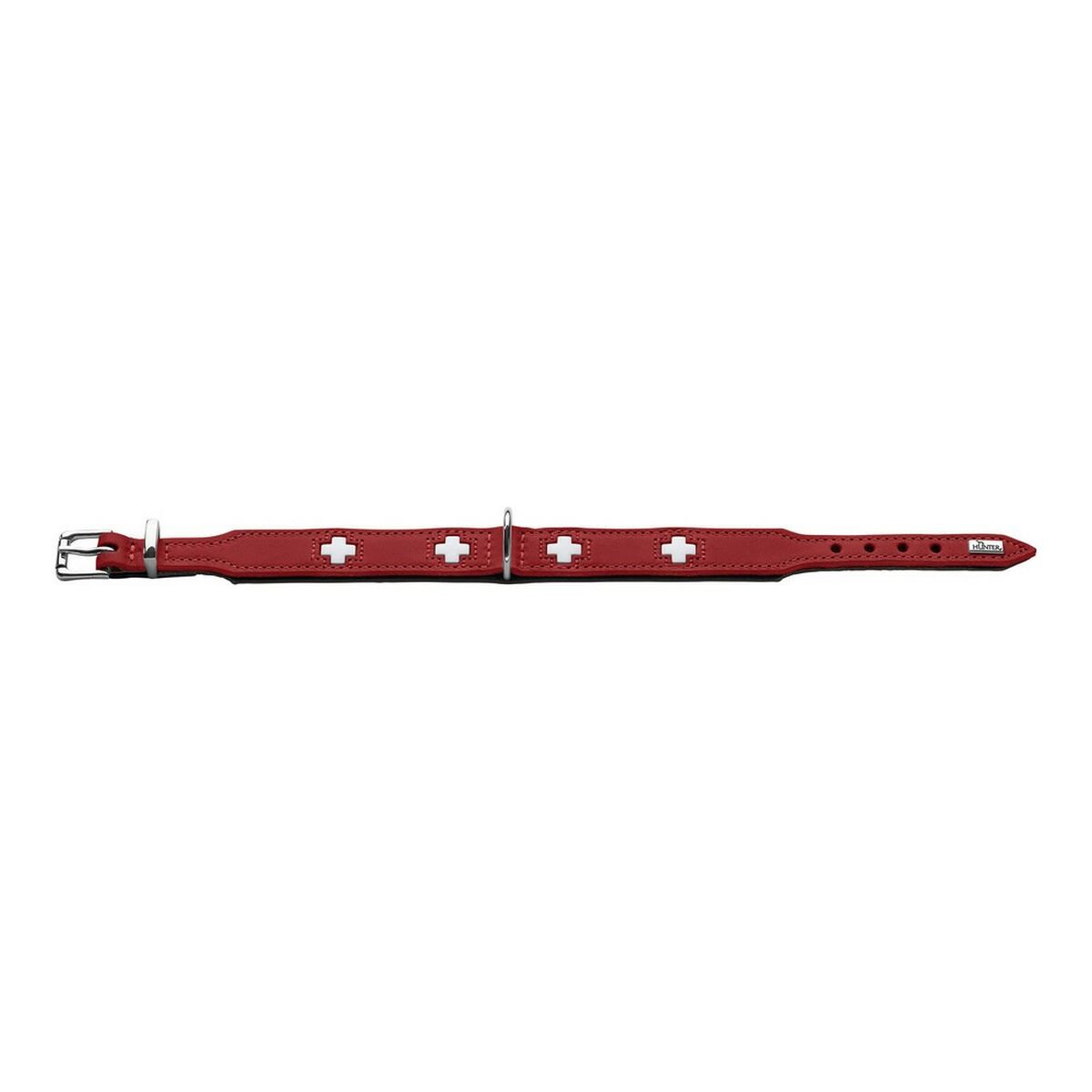 Collare per Cani Hunter Swiss Rosso/Nero (38-43.5 cm) - Immagine 2