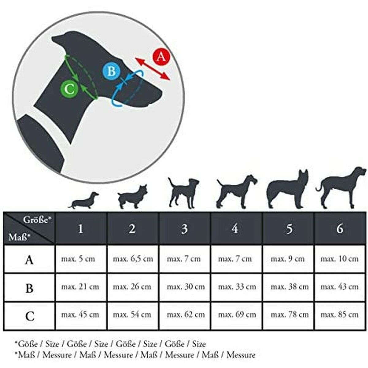 Museruola Hunter Albury Nero Taglia 1 (45 cm) (21 cm) (5 cm) - Immagine 4