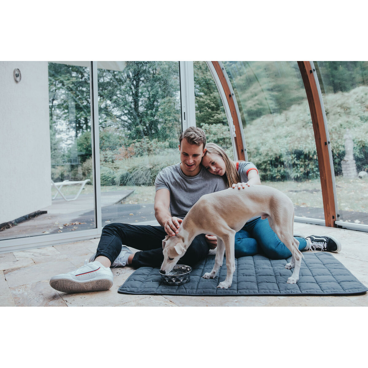 Ciotola per cani Hunter Silicone Acciaio inossidabile 1,75 L - Immagine 6