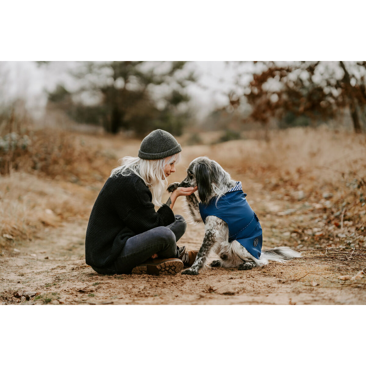 Cappotto per Cani Hunter Milford Azzurro 25 cm - Immagine 5