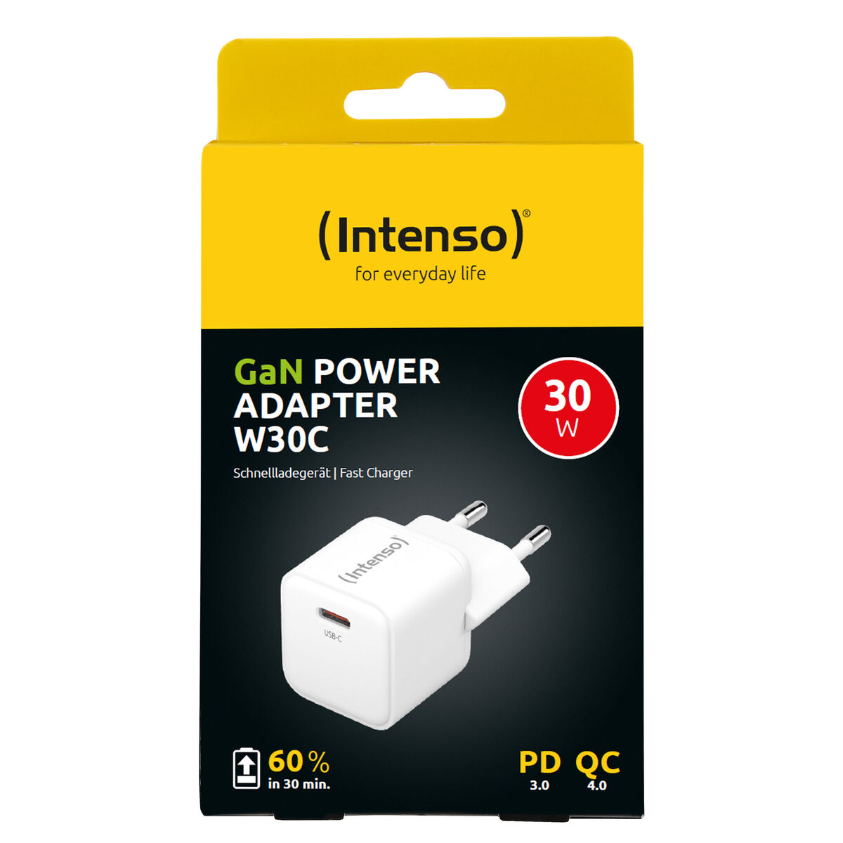Caricabatterie da Parete INTENSO W30C Bianco 30 W - Immagine 2