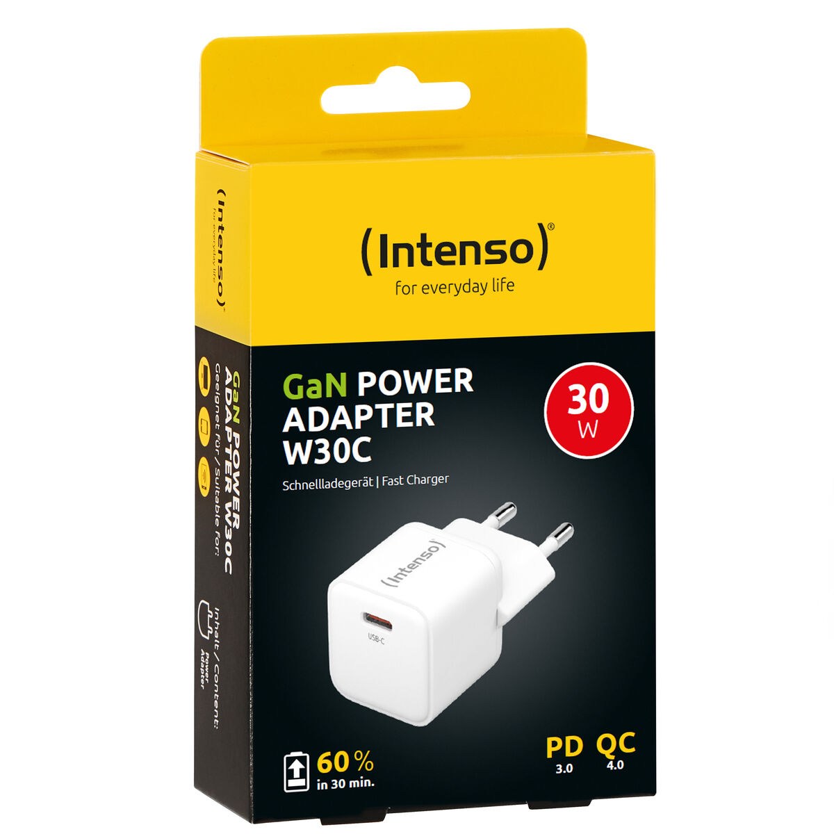 Caricabatterie da Parete INTENSO W30C Bianco 30 W - Immagine 3