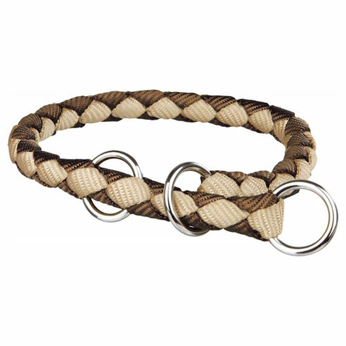 Collare per Cani Trixie Marrone Beige S/M 30-36 cm - Immagine 2