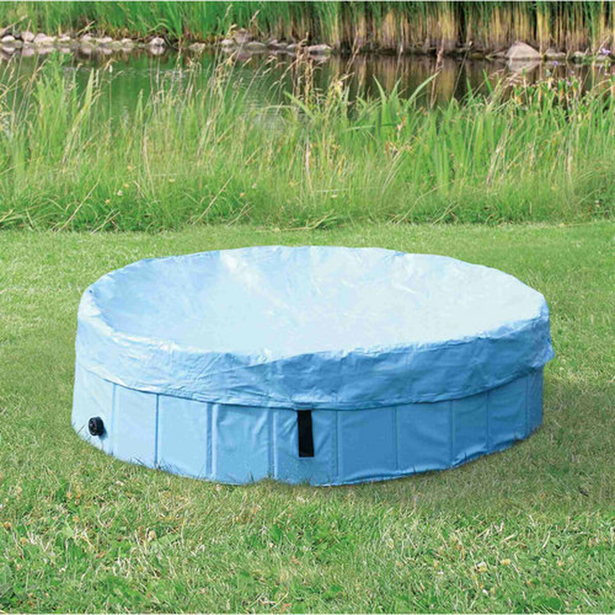 Copertura per piscina Trixie Azzurro Chiaro Ø 80 cm - Immagine 2