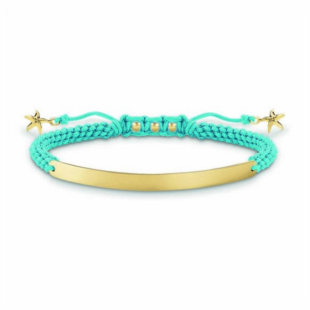 Bracciale Donna Thomas Sabo LBA0060-848-1 Azzurro Argento Dorato - Immagine 2
