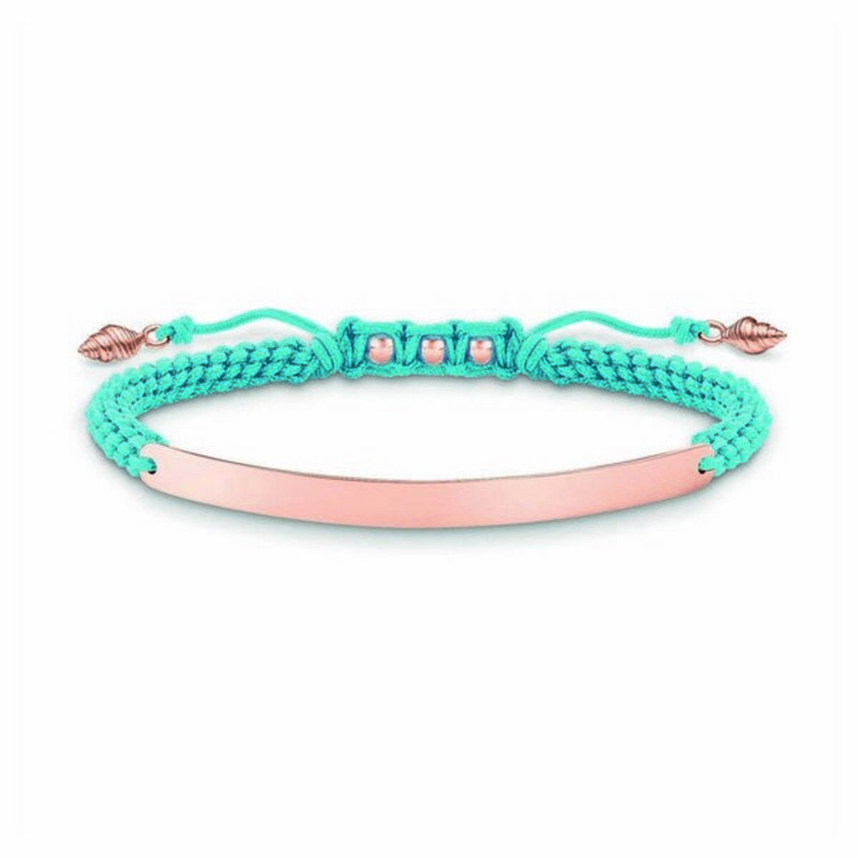 Bracciale Donna Thomas Sabo LBA0062-597-1 Azzurro Oro rosa Argento - Immagine 2