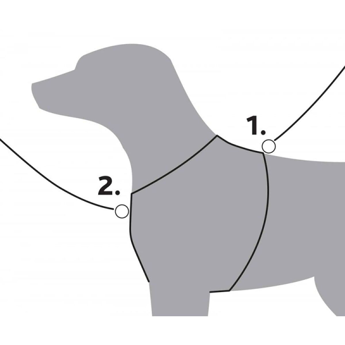 Imbracatura per Cani Trixie Premium Indaco XL/XXL - Immagine 3