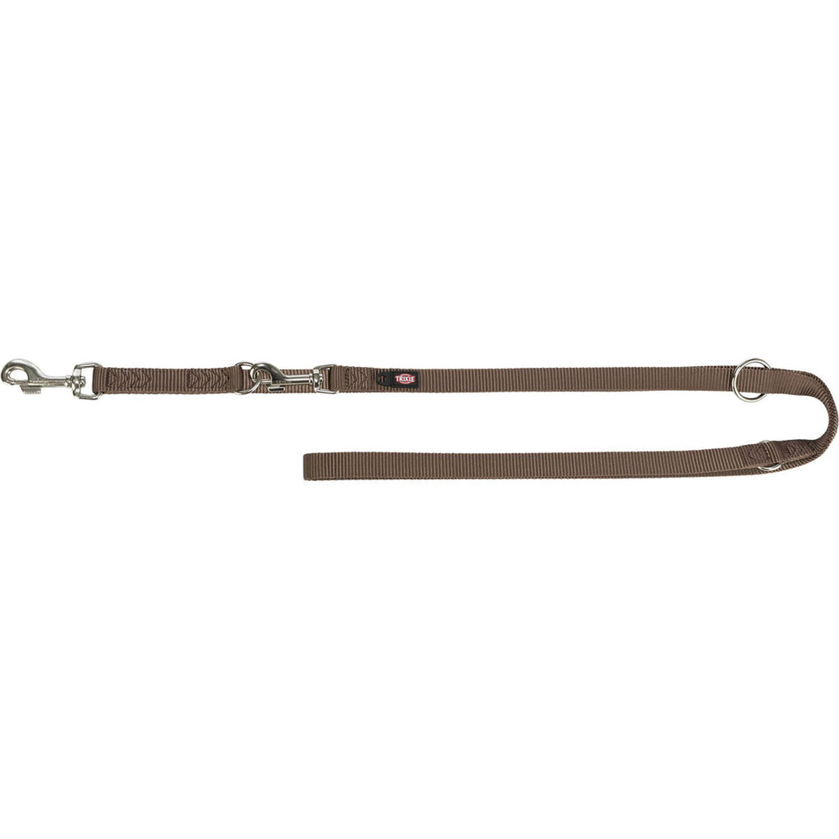 Guinzaglio regolabile per cane Trixie Premium Nocciola M/L