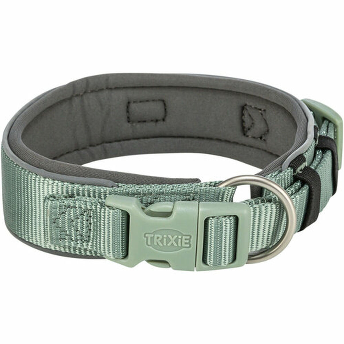 Collare per Cani Trixie Premium Verde Grafite L 46-55 cm - Immagine 2