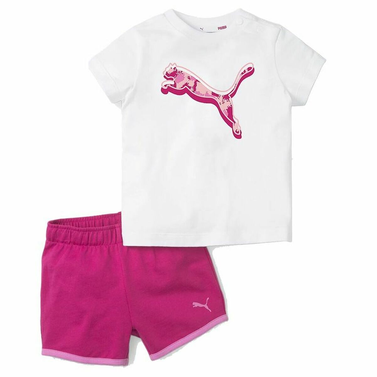 Completo Sportivo per Bambini Puma Minicats Alpha Rosa - Immagine 6