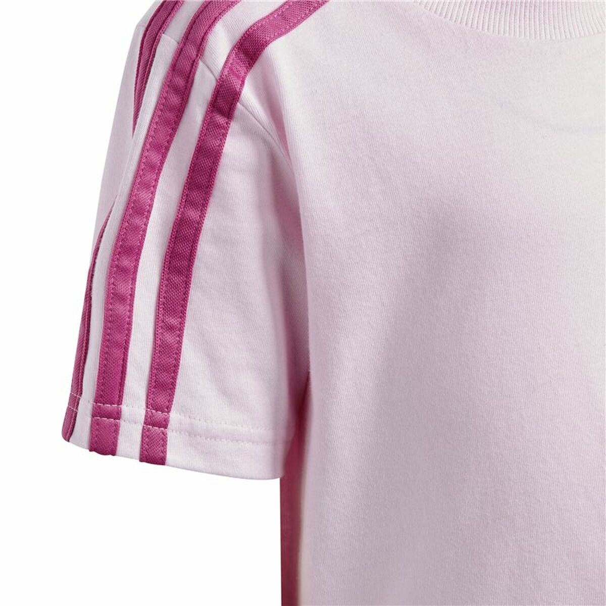 Completo Sportivo per Bambini Adidas 3 Stripes Rosa - Immagine 7