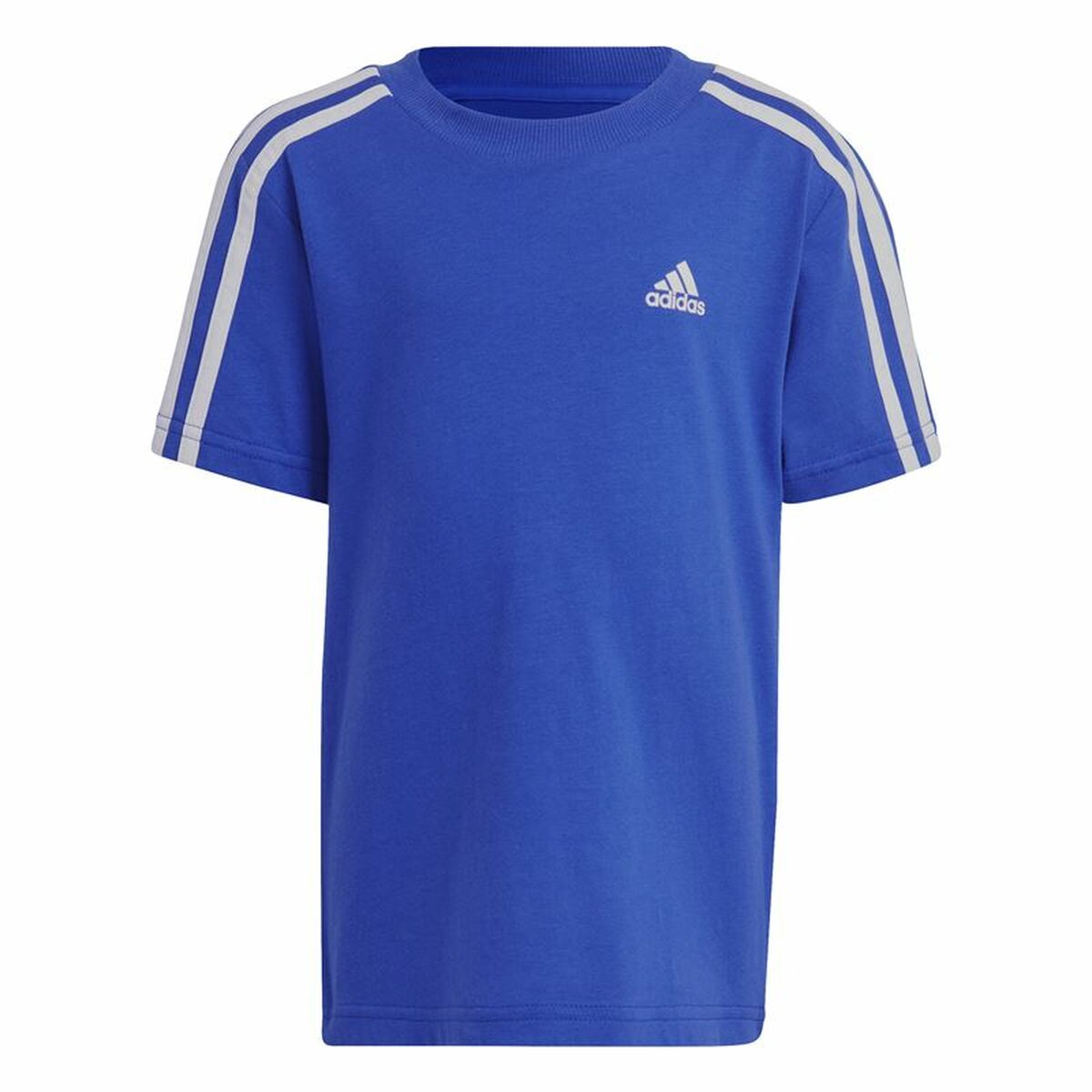 Completo Sportivo per Bambini Adidas 3 Stripes Azzurro - Immagine 2