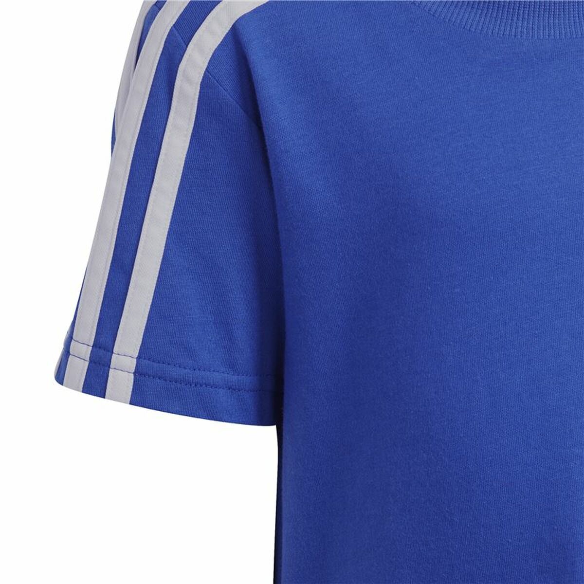 Completo Sportivo per Bambini Adidas 3 Stripes Azzurro - Immagine 6
