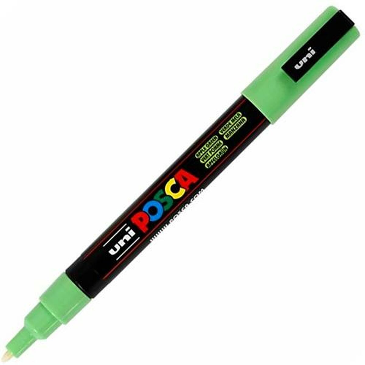 Pennarello per vernice acrilica POSCA PC-3M Verde Chiaro 0,9-1,3 mm (6 Unità) - Immagine 2